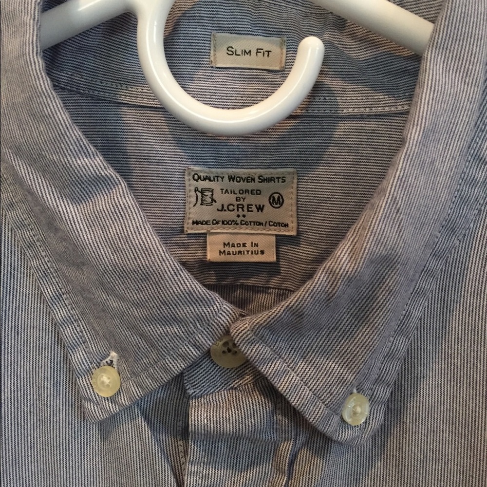 J Crew woven button down